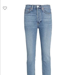 Re/Done Ultra High Rise Ankle Crop